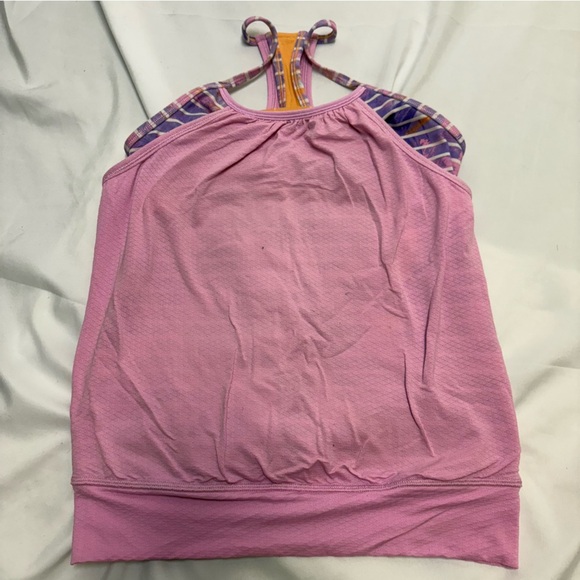 Ivivva Girls Size 8 Bundle 5 Piece Shelf Bra Tank Tops Long Sleeve and Sweater - Picture 4 of 10